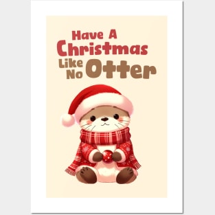 Have a Christmas Like No Otter Posters and Art